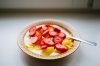 Slices of peach and strawberry with yogurt.jpg