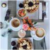 Waaffles, fruits, coffee, milkshake, jam.jpg