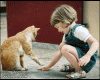 short-hair-blonde-little-girl-playing-with-yellow-cat.gif